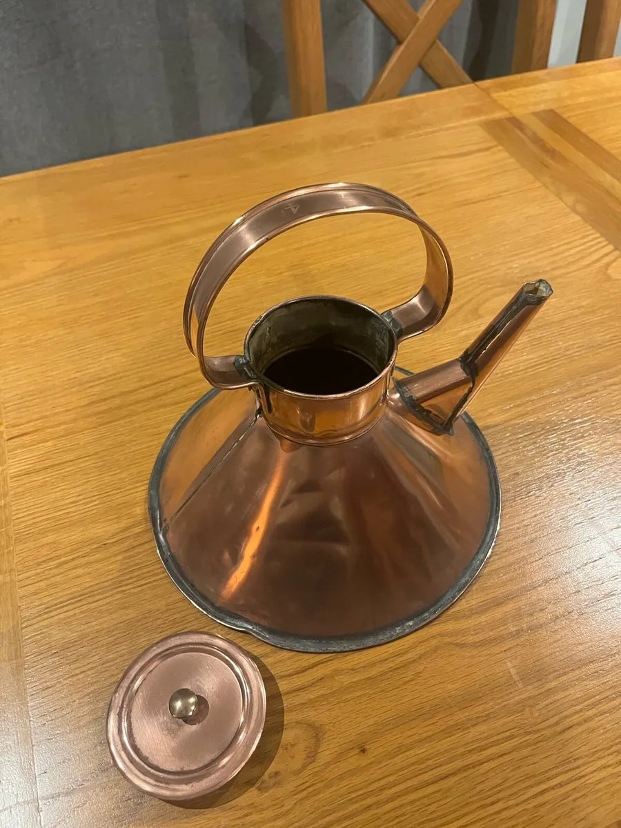 Antique Copper ships Kettle - Image 4