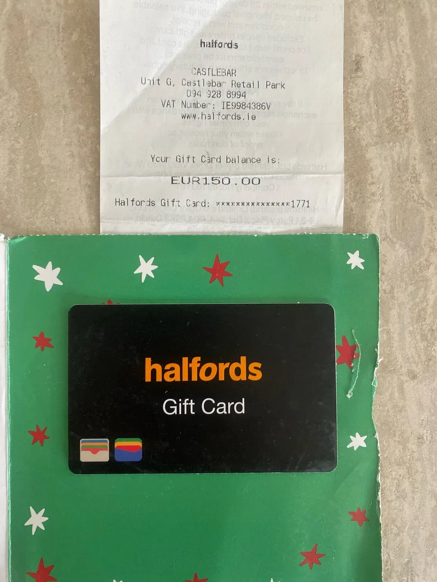 Halfords Voucher