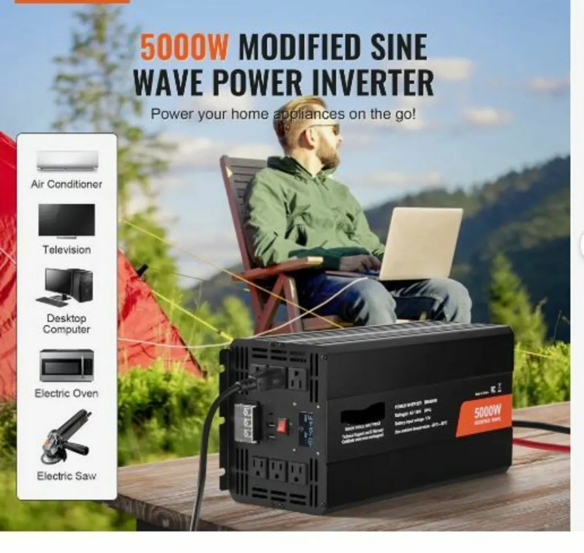 Modified Sine Wave Inverter, 5000W - Image 2