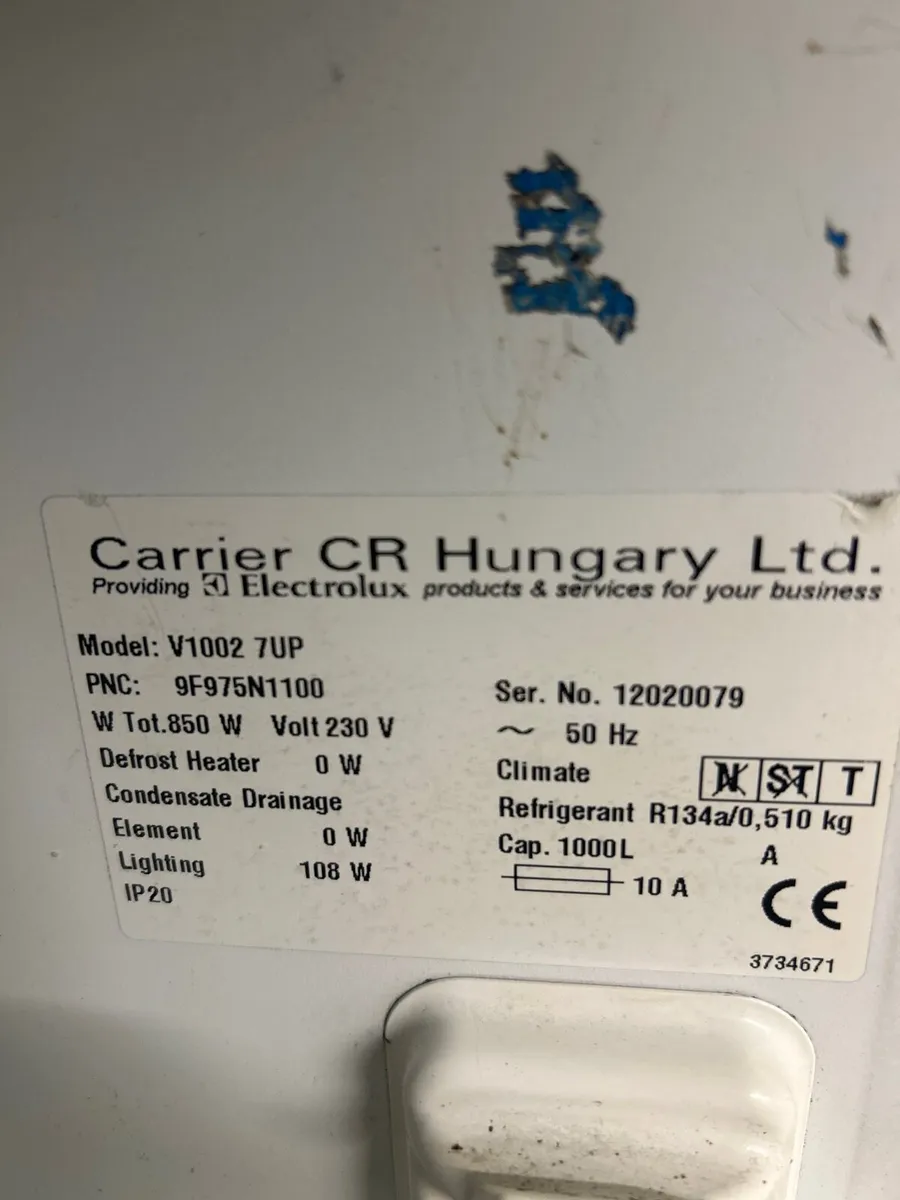 Commercial Double Door Display Fridge – Green - Image 2