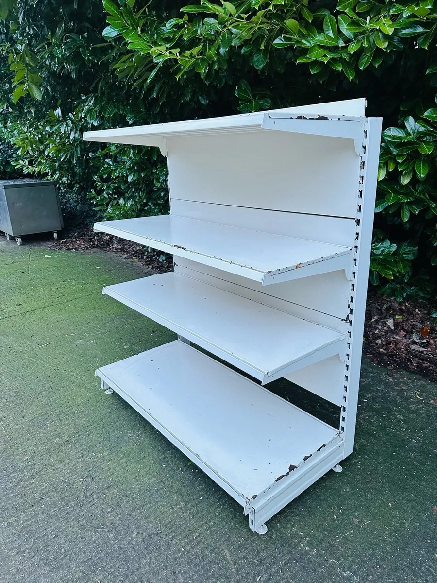 SHOP SHELVING GRADE B 1.5 METRES HIGH LRG QTY - Image 1