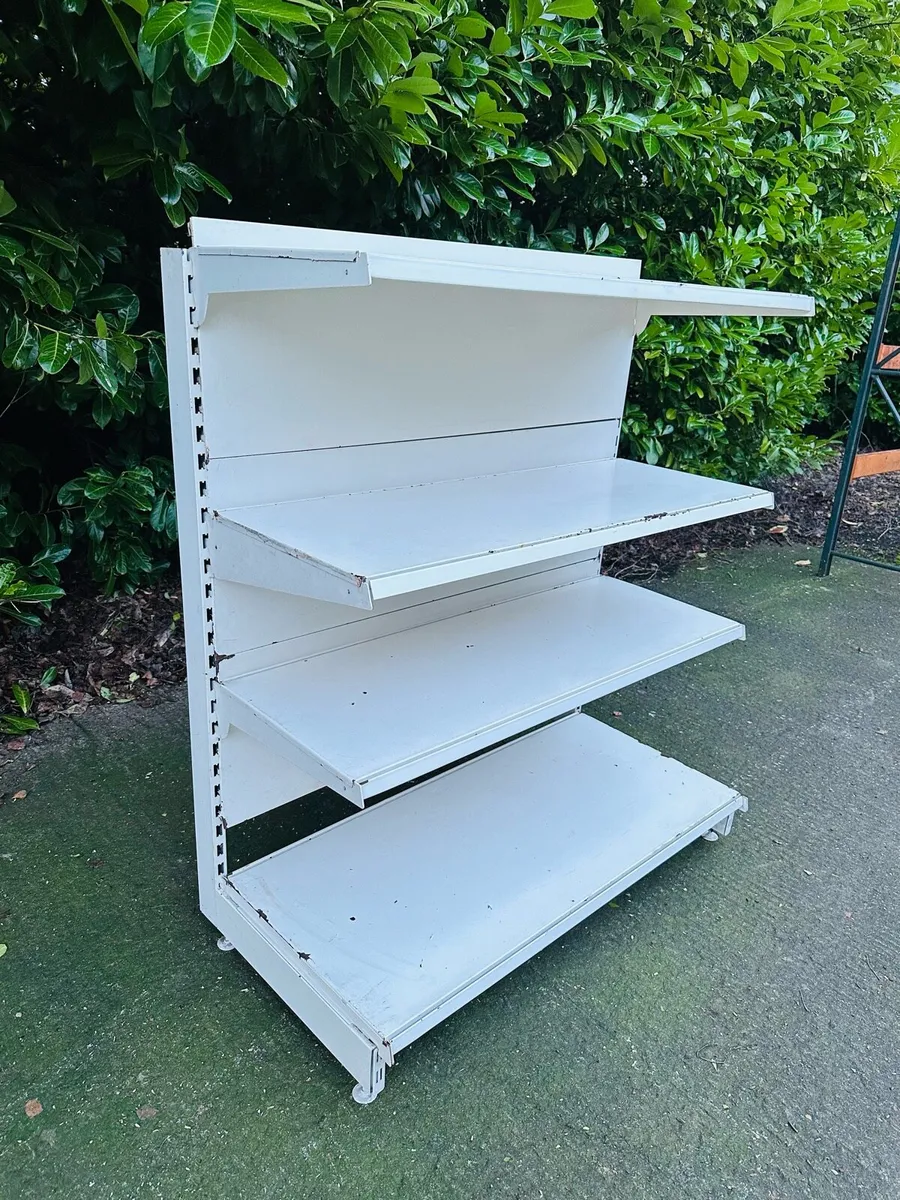 SHOP SHELVING GRADE B 1.5 METRES HIGH LRG QTY - Image 2