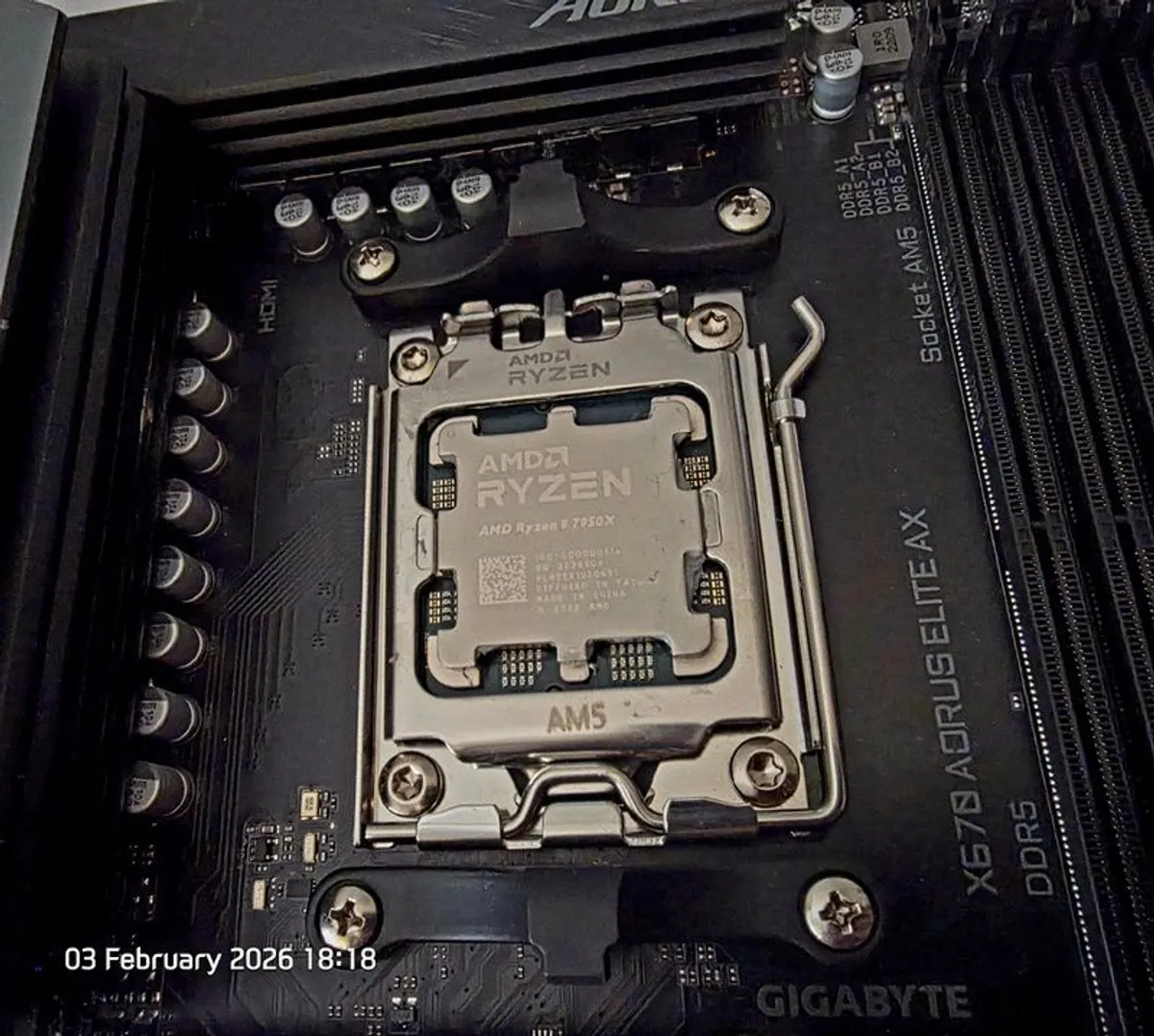 AMD Ryzen 9 7950X + Gigabyte X670 Aorus Elite AX (AM5/DDR5) - Image 4