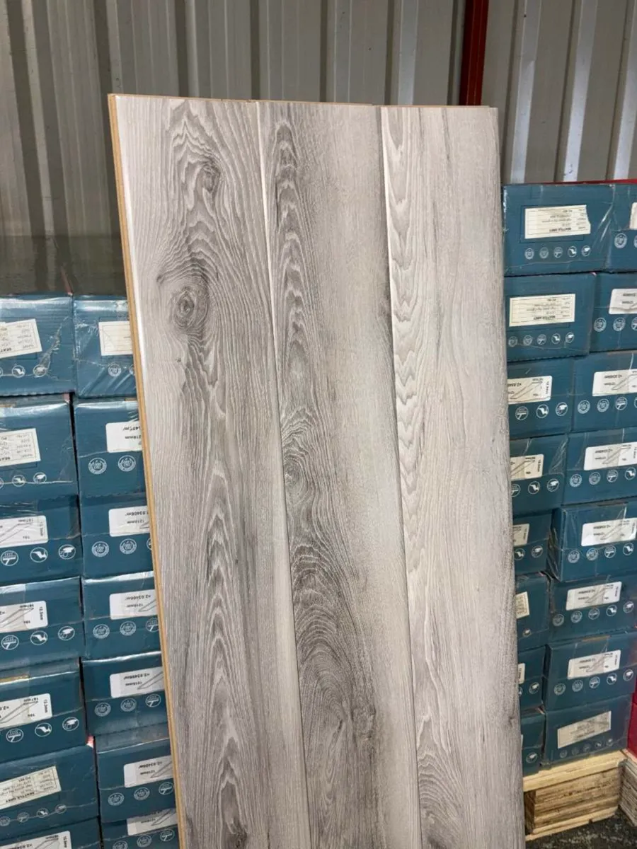 Brand new high gloss laminate flooring - Image 1