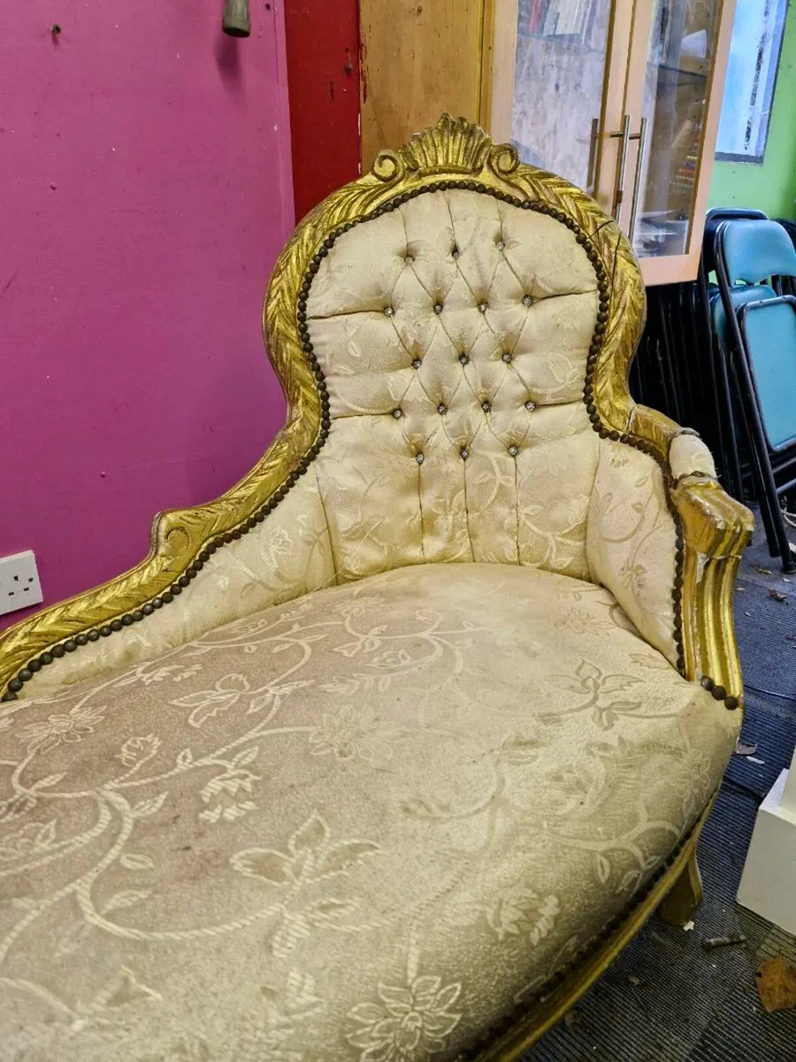 Old antique corner chair - Image 2