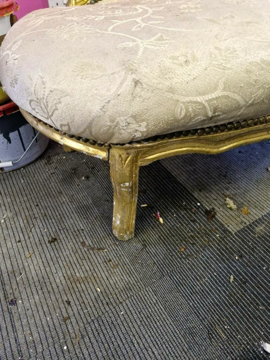 Old antique corner chair - Image 3