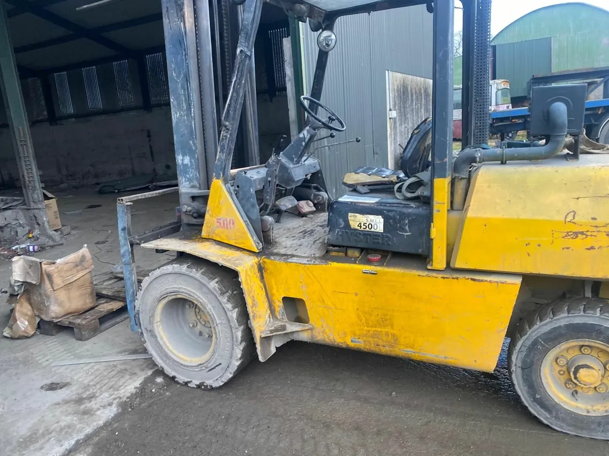 Hyster Forklift 5t Double Mast Construction Type - Image 1
