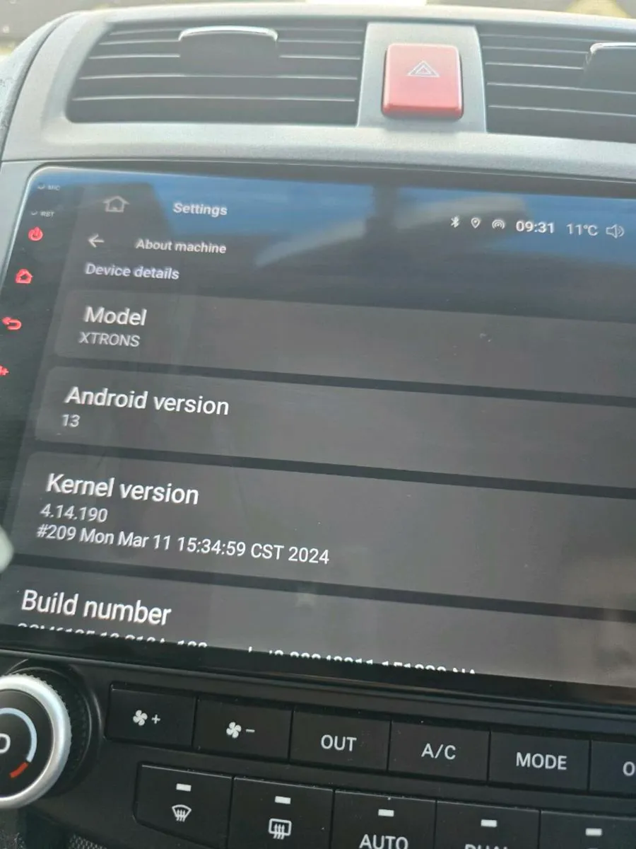 Honda Accord Xtrons Android Radio - Image 4