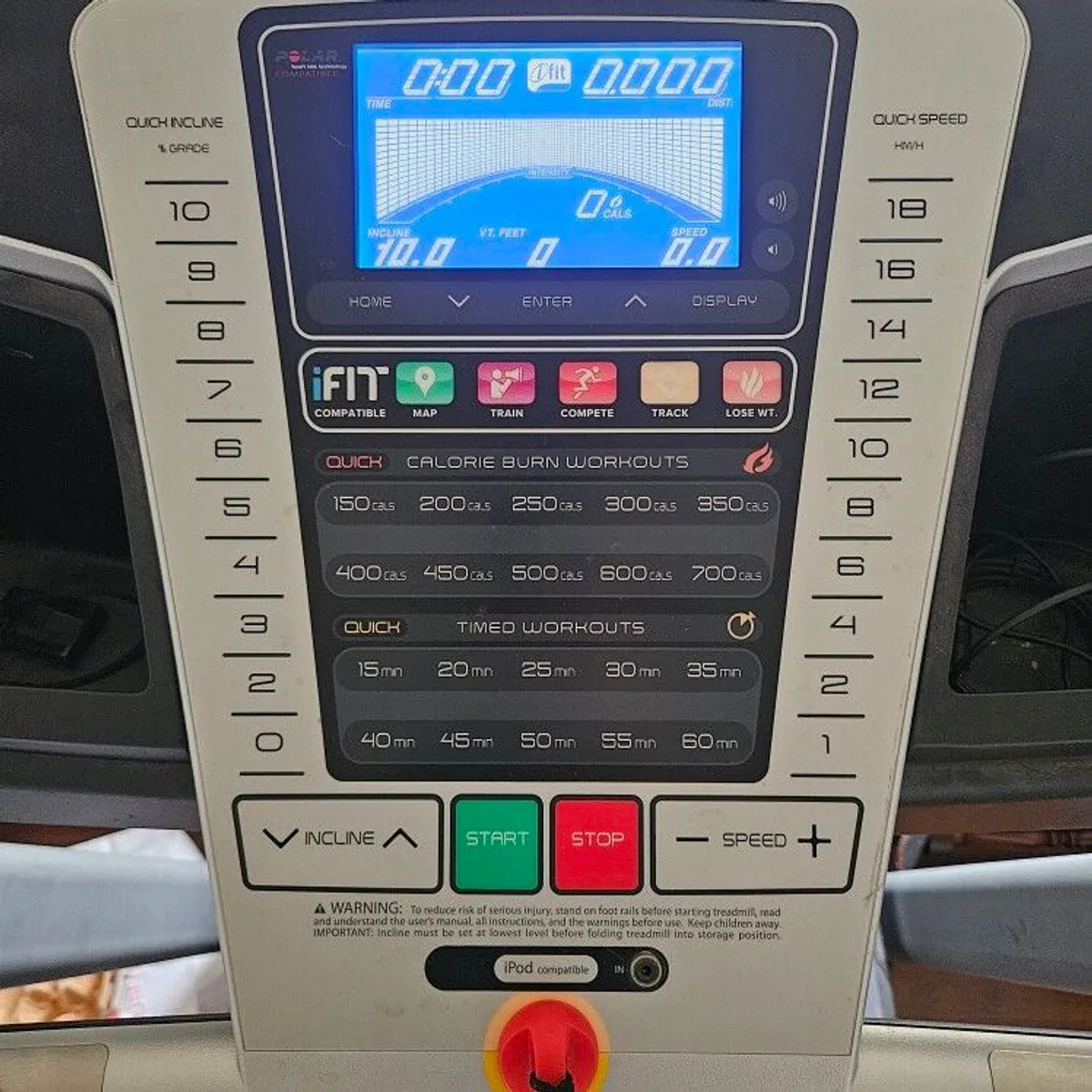 Commercial NordicTrack T 7.2 Treadmill with Power Incline & SpaceSaver Design - Image 1