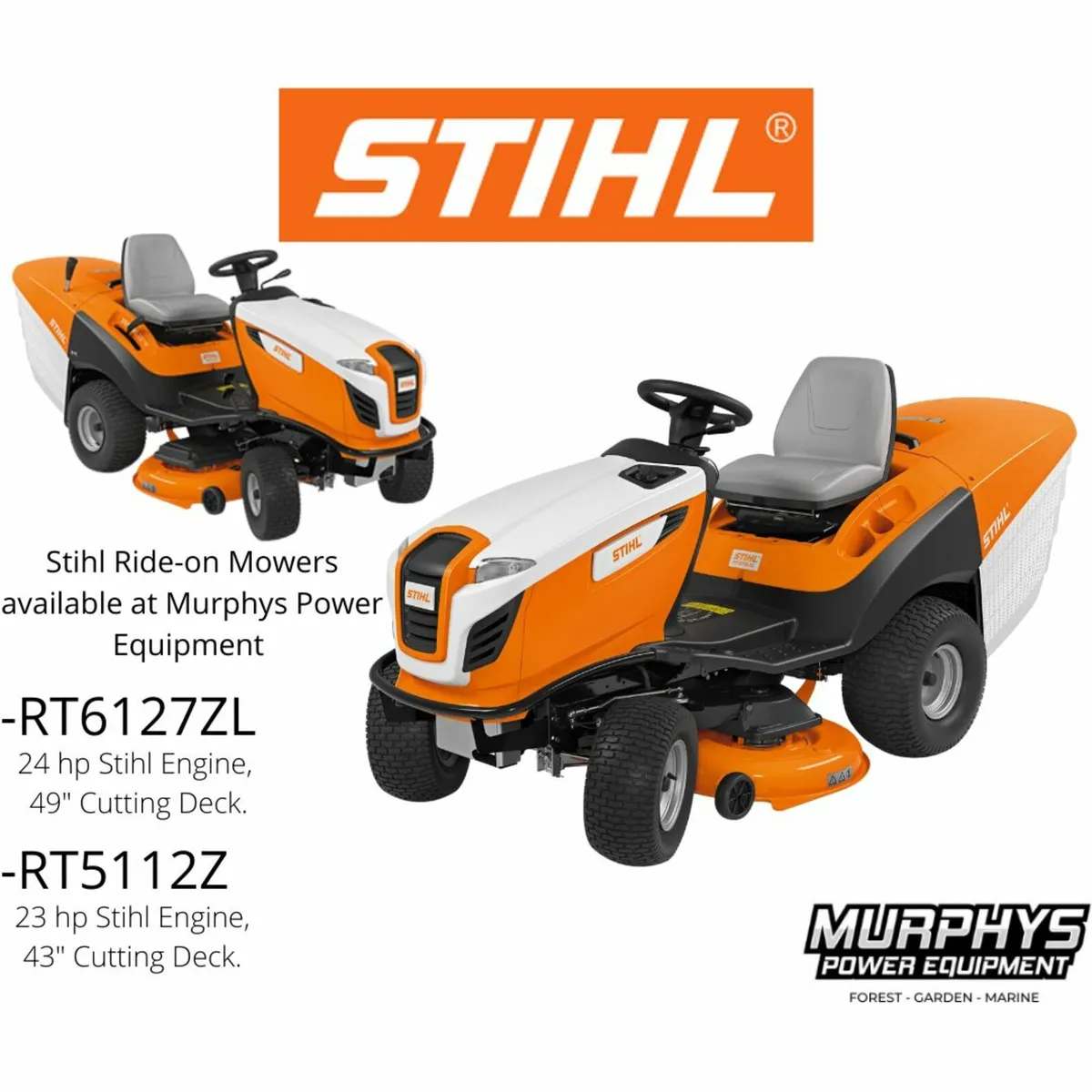 STIHL RT 6127 ZL Ride on Mower - Image 1