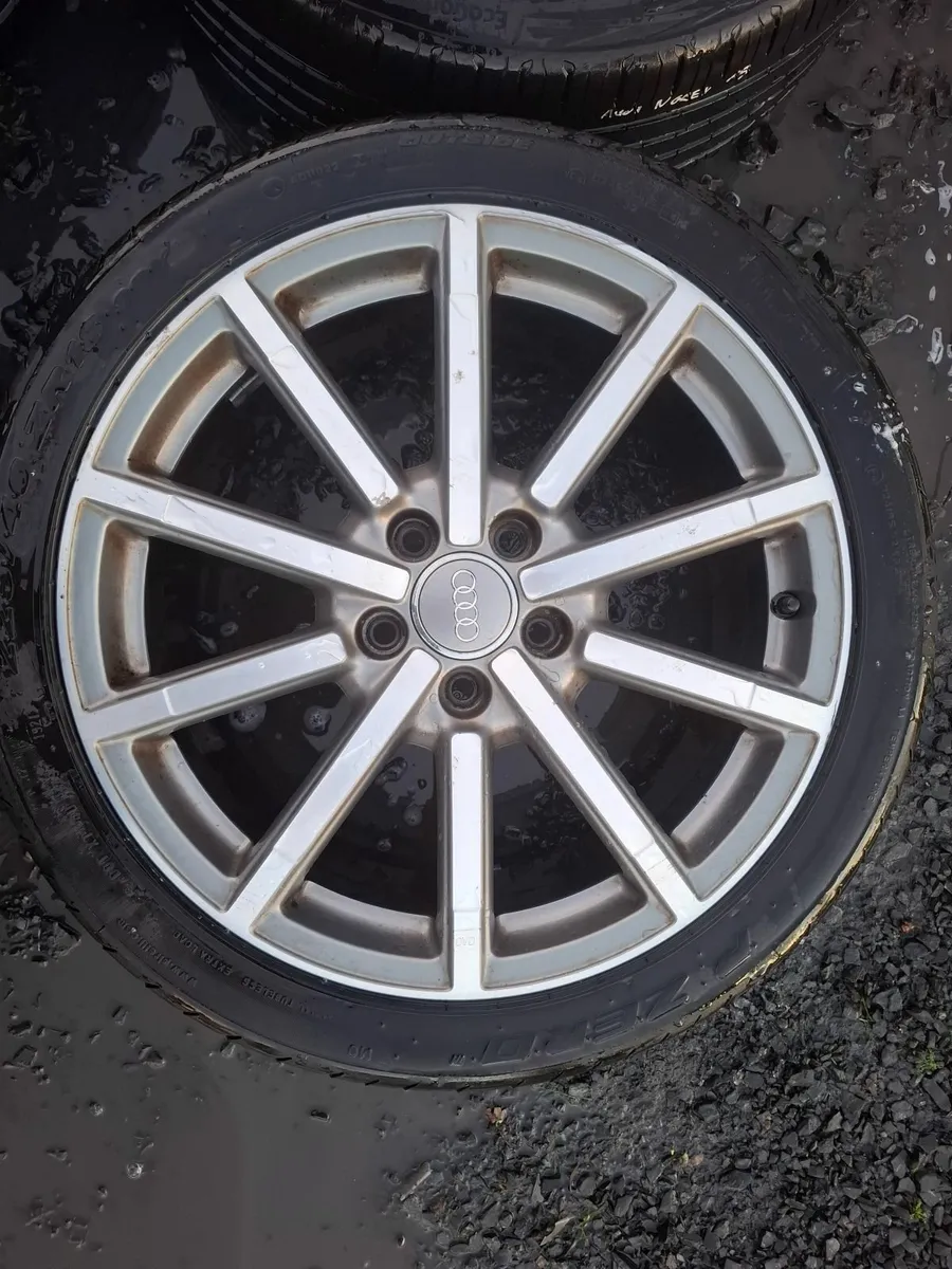18" Audi,  Vw,  Seat,  Skoda Alloys with tyres - Image 1
