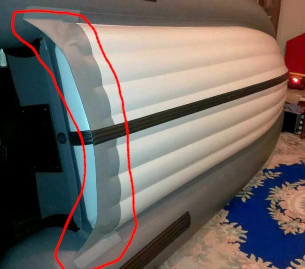 Transducer mount for large transducers , bended . - Image 4