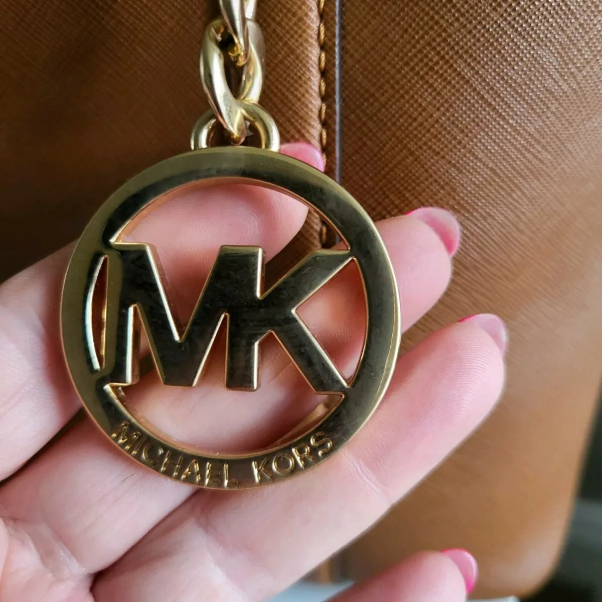 Tan Michael kors Tote Bag - Image 4