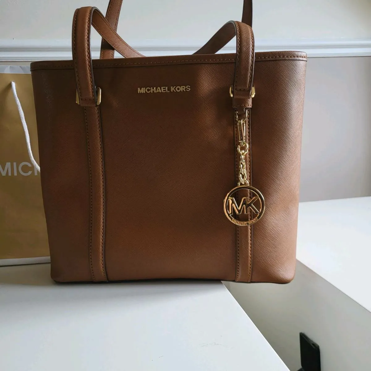 Tan Michael kors Tote Bag - Image 1