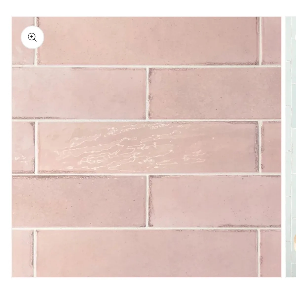 Equipe Tribeca Tea Rose 6cm x 24.6cm tiles - Image 1