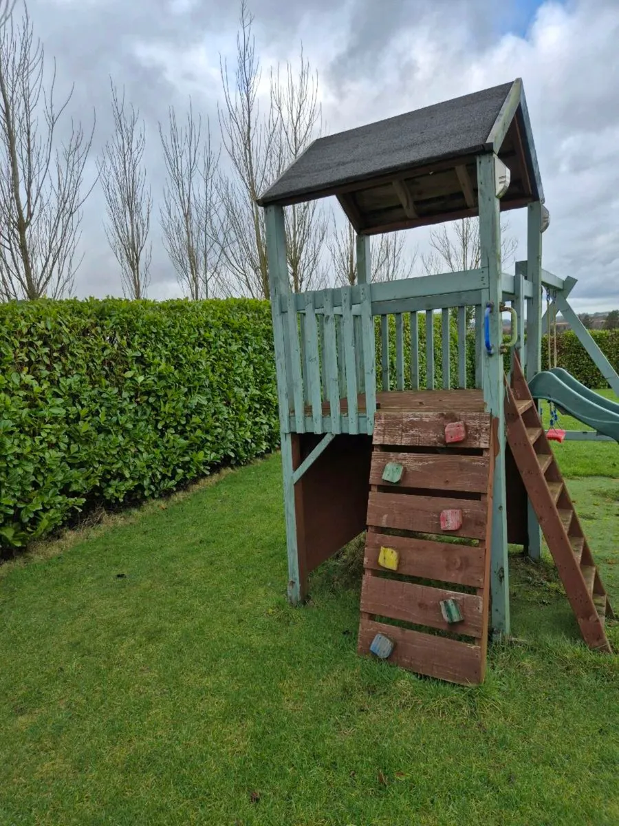 Garden Swing Slide & Tower Set - Image 3
