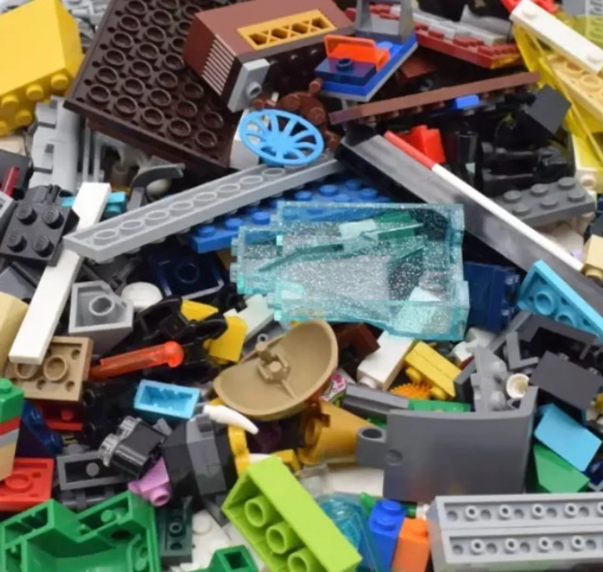 LEGO 1kg Bundle mixed Bricks Parts Pieces Used - Image 2