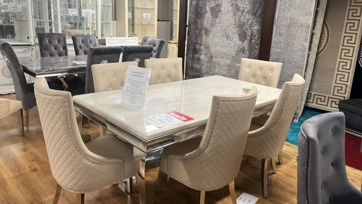 New Marble Table & Chairs FREE DELIVERY - Image 3