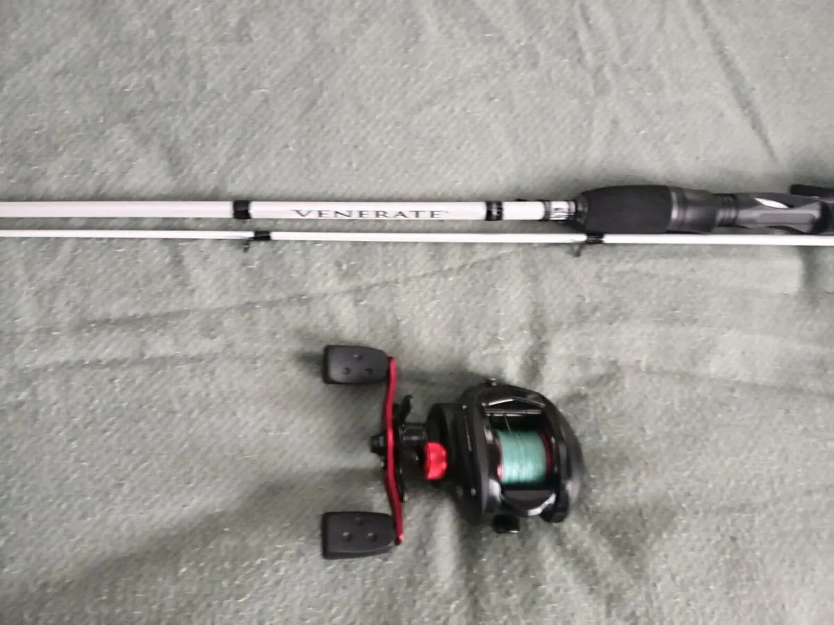 Abu Garcia combo rod+reel, braid loaded 20lb - Image 4