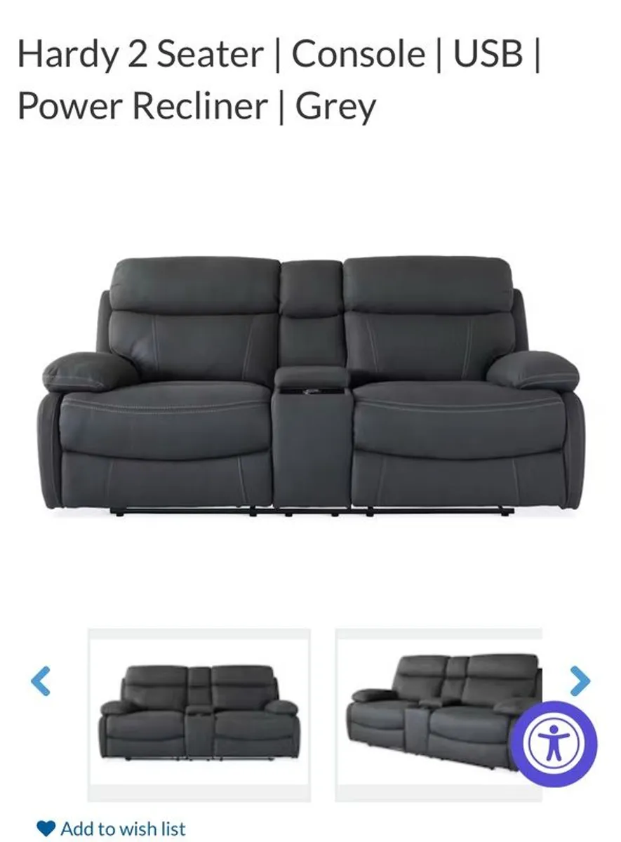 2 Seater Recliner - Image 3