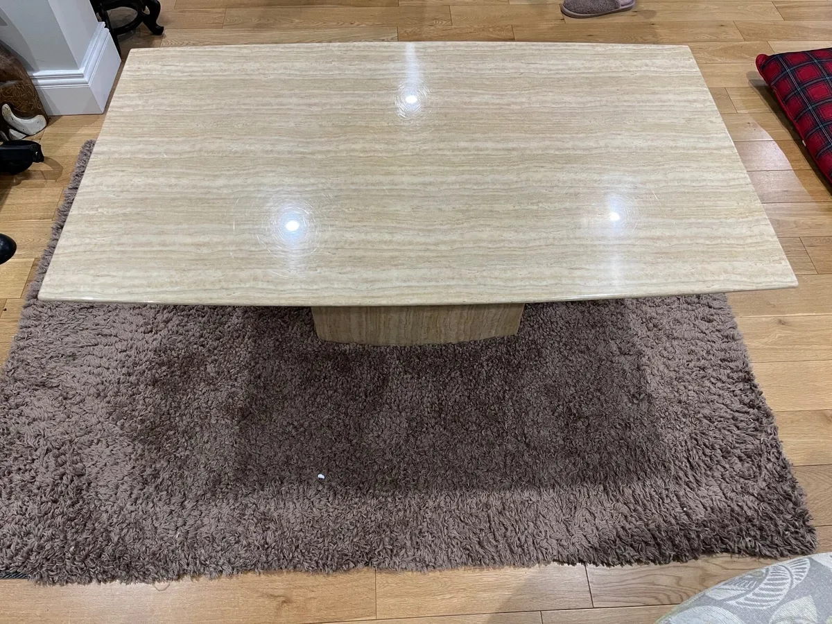 Marble coffee table for sale - Image 1