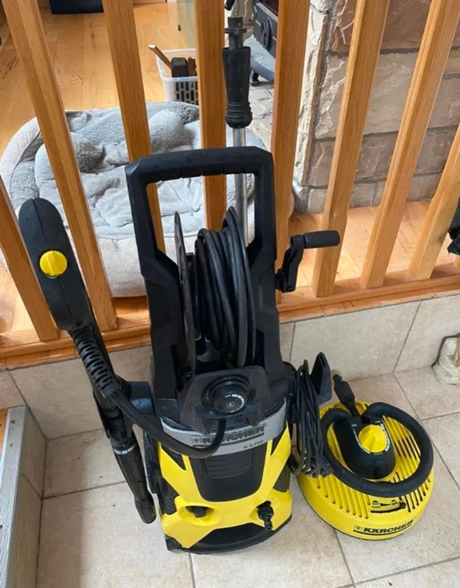 Karcher k5 with patio cleaner attachment