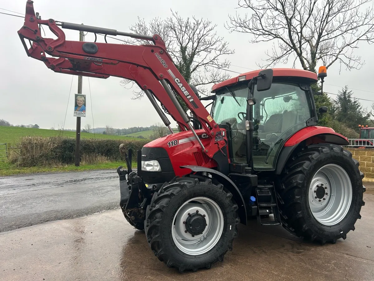 Case maxxum 110 + loader 50km - Image 3