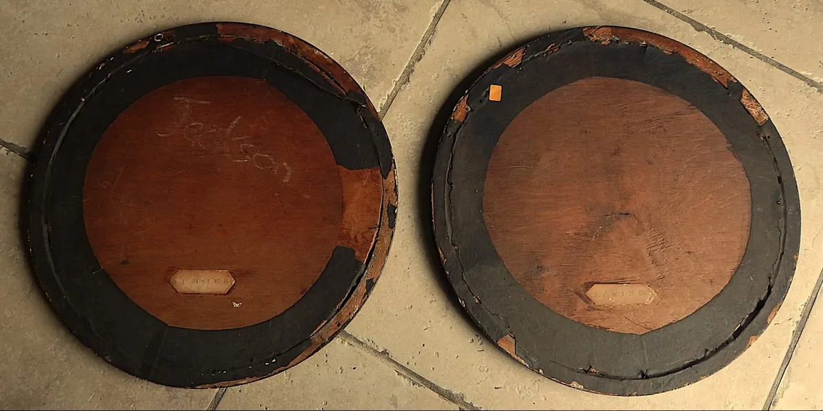 Pair of Antique Prints in Ornate Wood Frames - Image 4