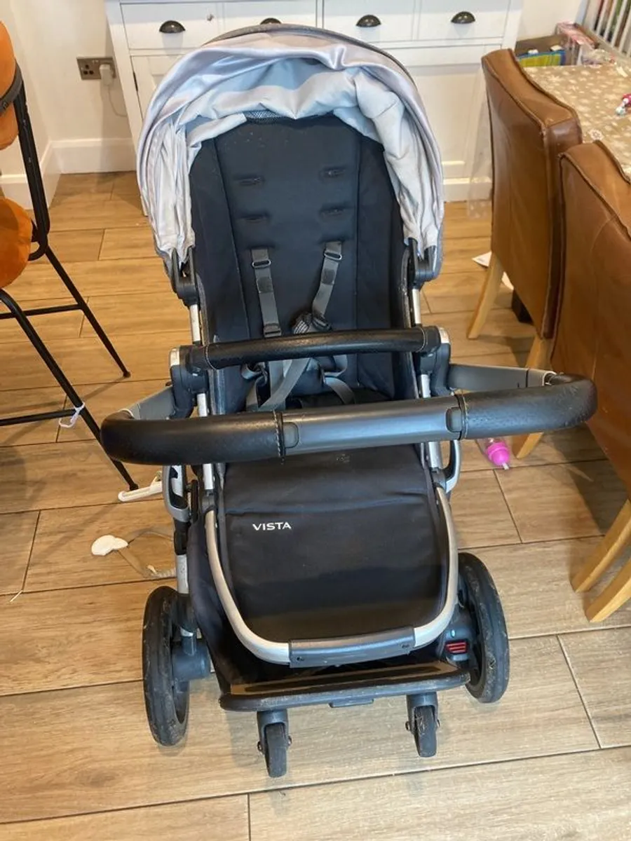 uppa baby vista and buggy board - Image 1