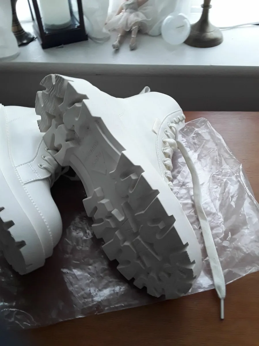Brand new white designer ankle boots - Image 2