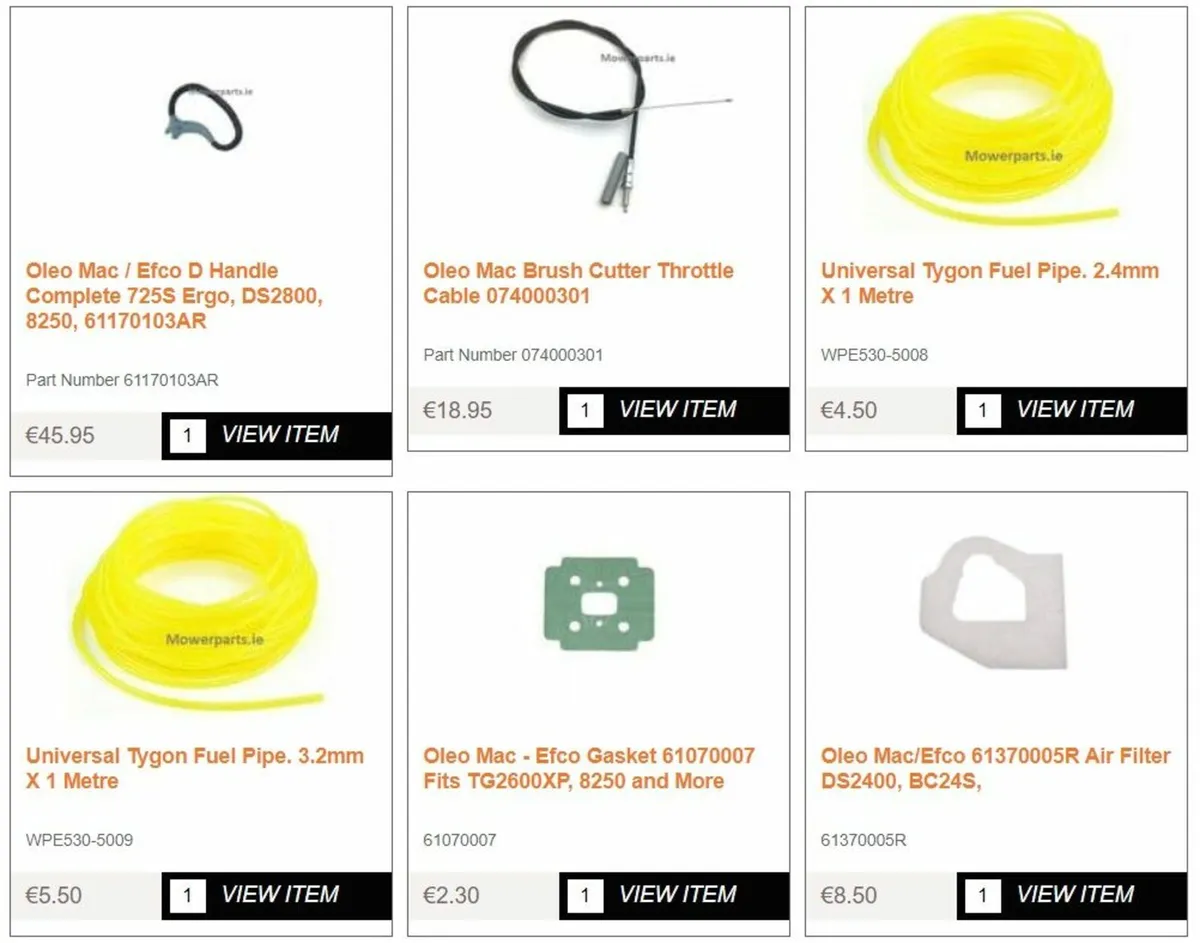 Oleo Mac / Efco Spare Parts - Image 2