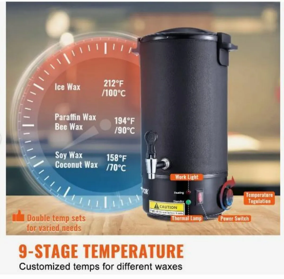 Wax Melter for Candle Making 10Liter - Image 4