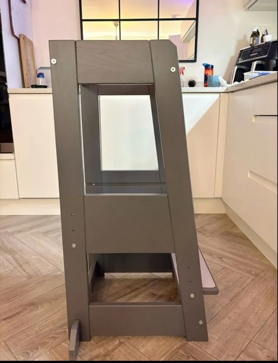 Solid Wood Kitchen Helper (Montessori) Excellent Condition - Image 2