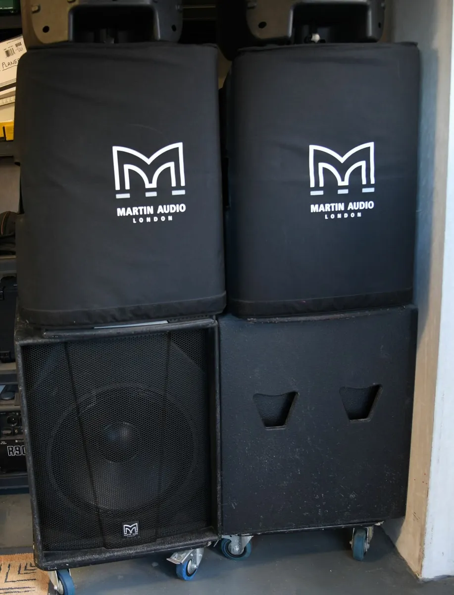 Martin 15" Speakers and Martin18" Bass - Image 2