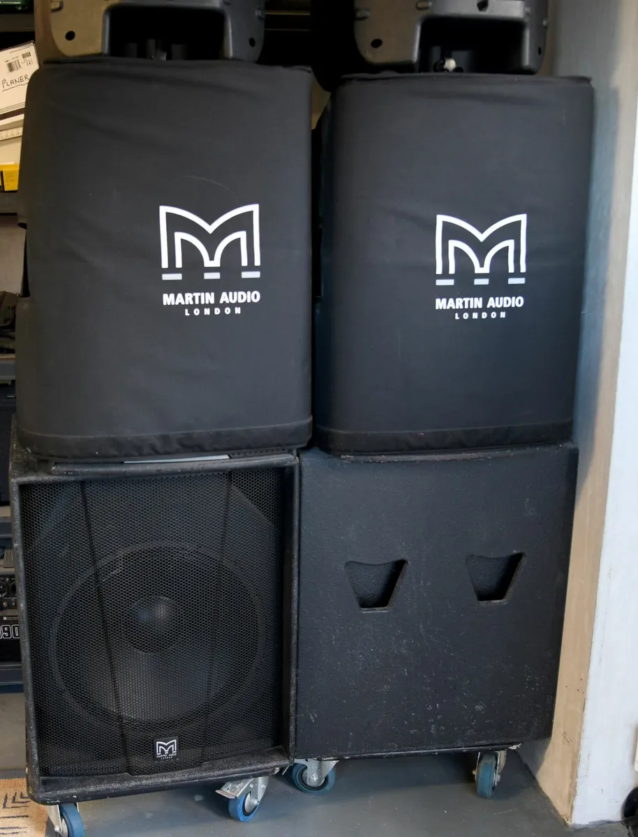 Martin 15" Speakers and Martin18" Bass - Image 3