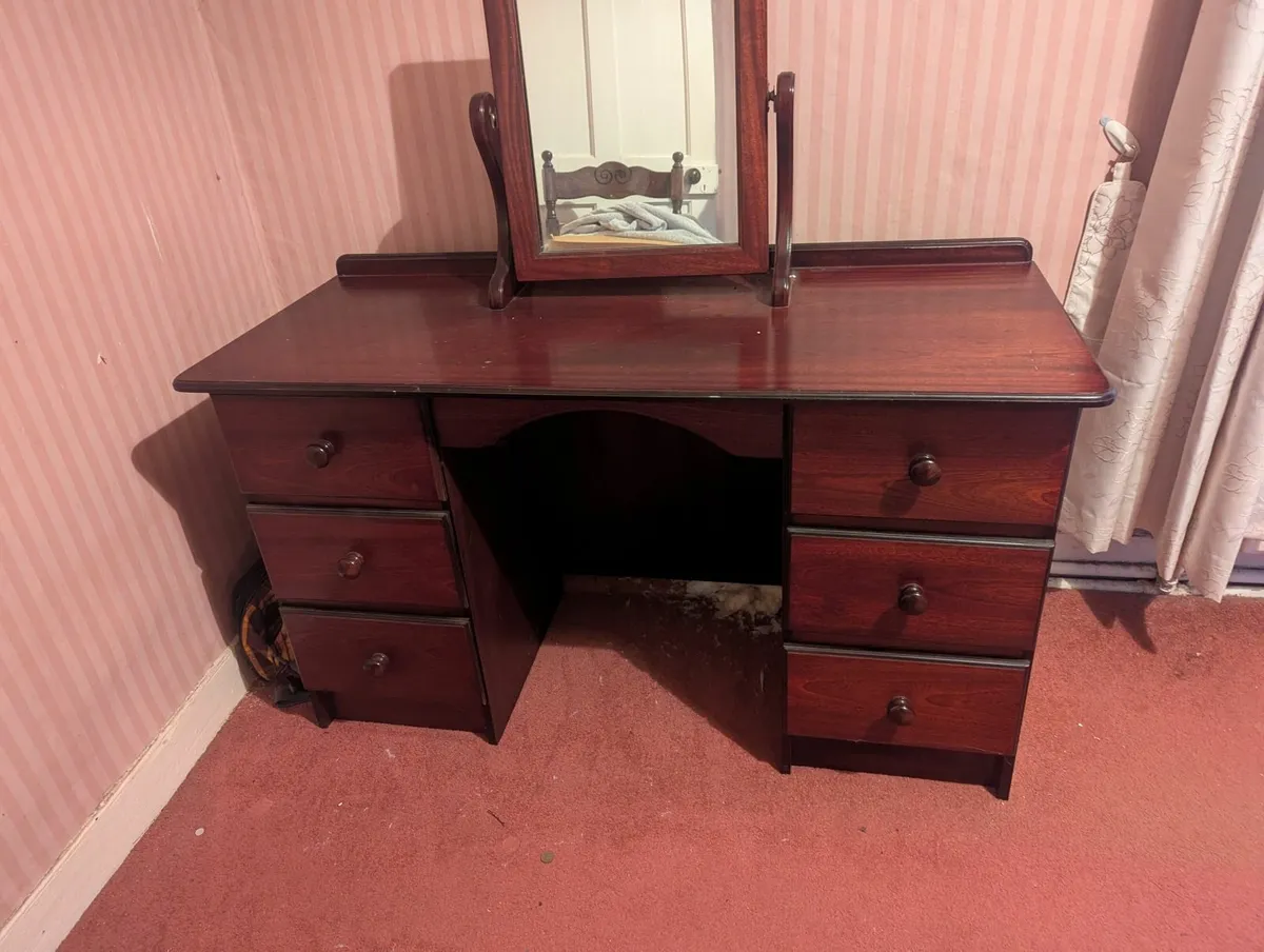 FREE- Mahogany Bedroom Dresser - Image 1