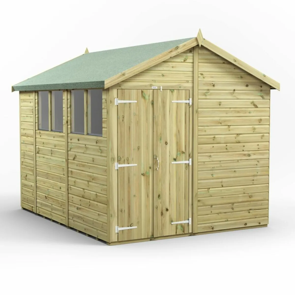 🌟 10x8 Premium Pressure Treated Apex Garden Shed - Image 2
