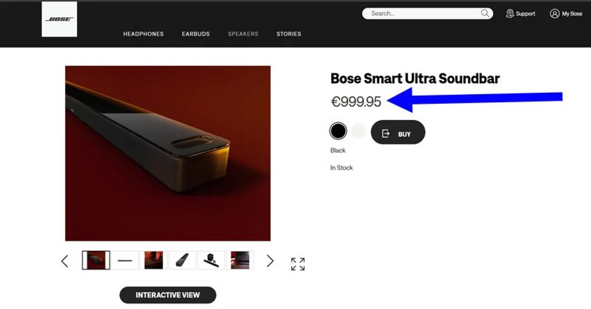 Bose Smart Ultra Soundbar, Alexa, AI, collection available - Image 2