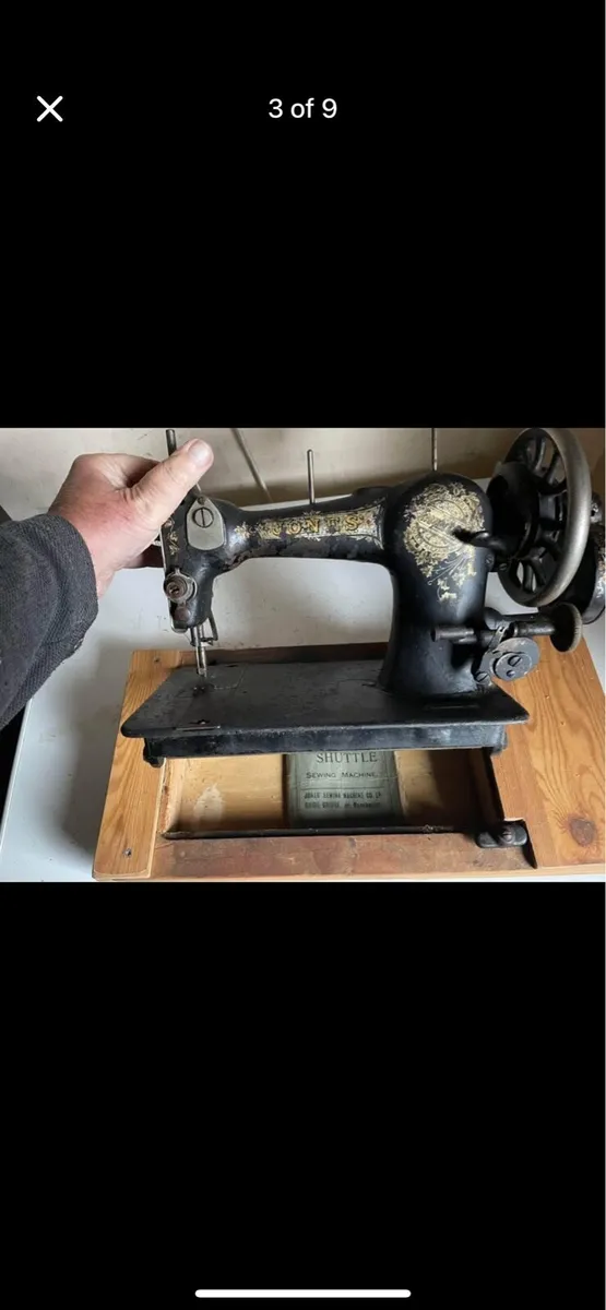 Vintage Jones Sewing Machine - Image 3
