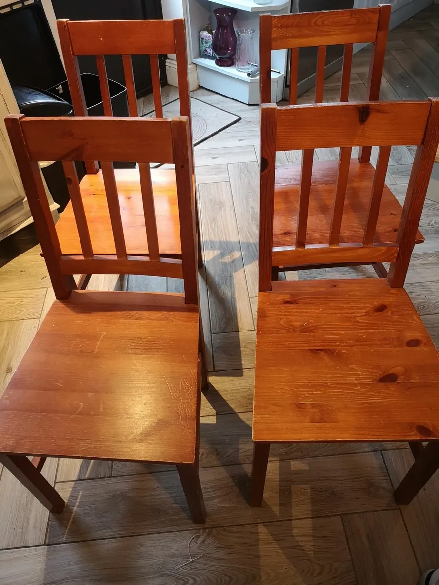 Kitchen Chairs - Set of Four - Image 1