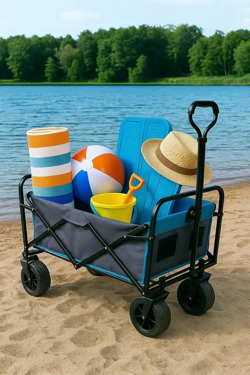 Folding Cart PREMIUM all-terrains wheels - Image 1