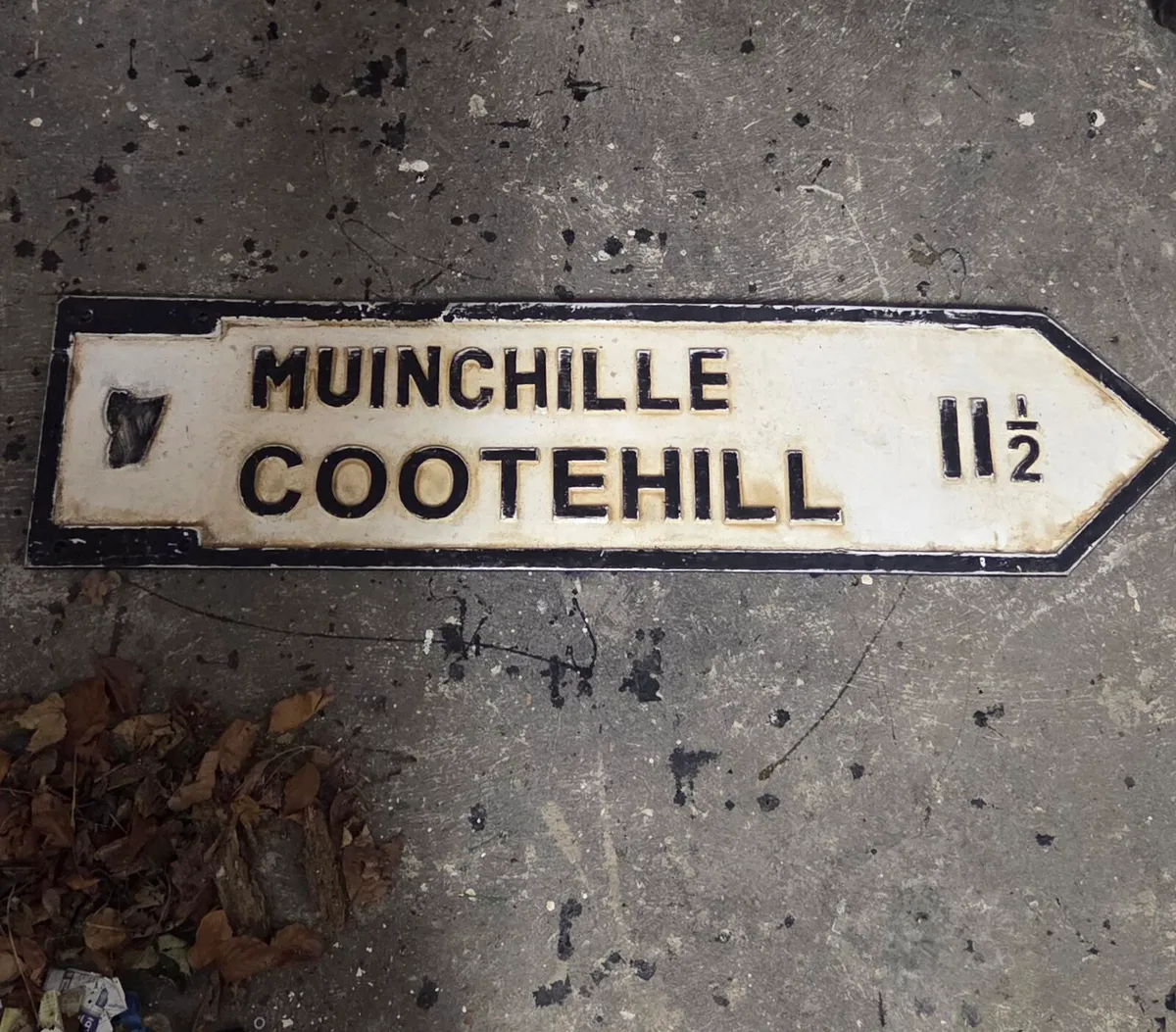Old Original road sign FOR SALE - Image 1