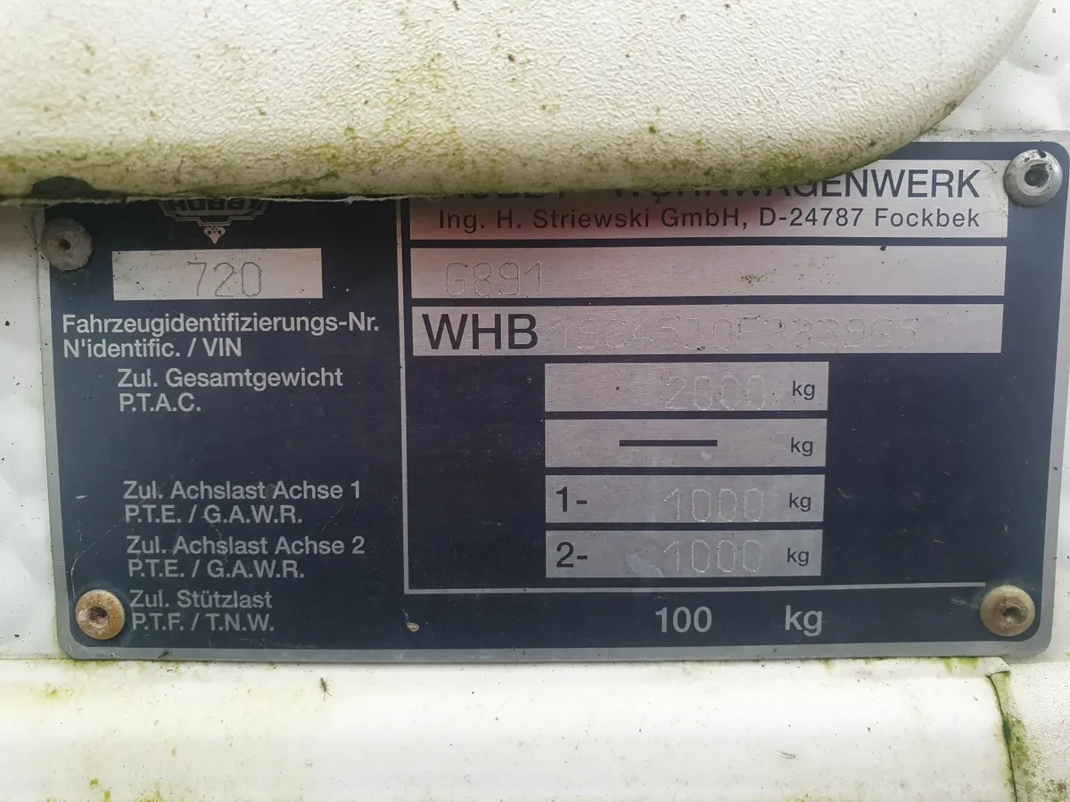 Hobby caravan 720 2003 - Image 4