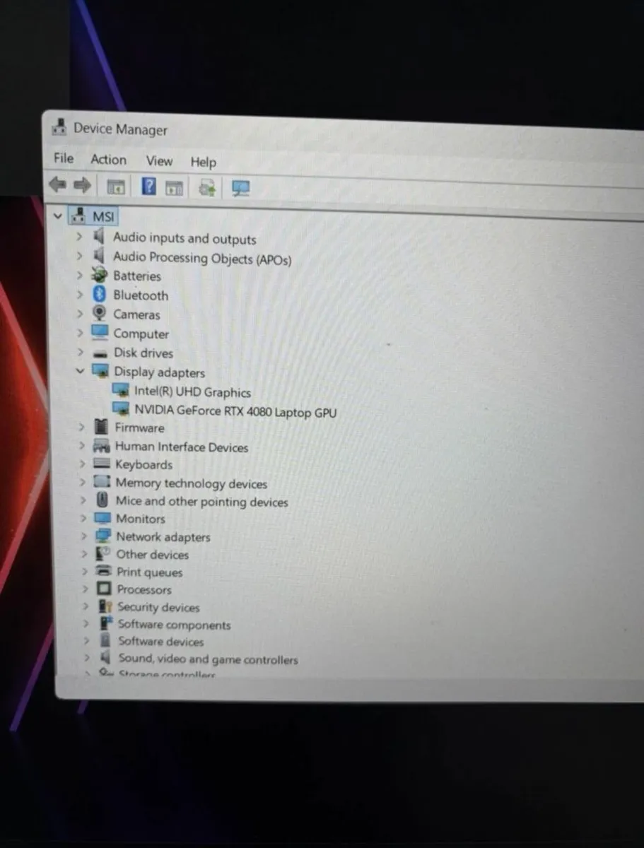 MSI Vector 16 HX Laptop RTX 4080, I7-14650HX, 1TB - Image 4