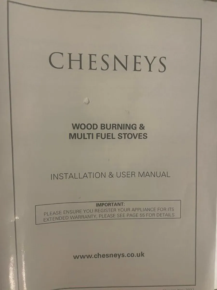 Reduced to sell Chesneys Alpine 4kW ECO Log Burning Stove - Image 2