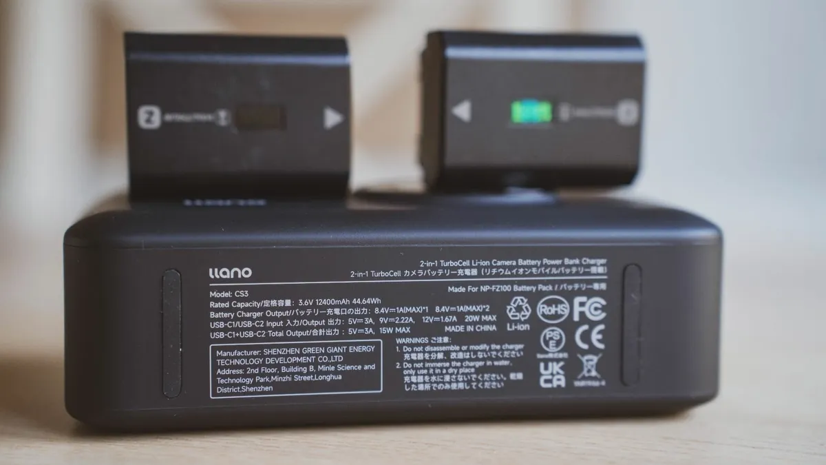 LLANO CS3 2-in-1 Sony NP-FZ100 - Image 2