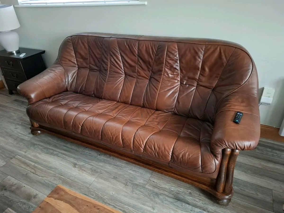 Cheap Sofa for sale. 3 seater and two singles - Image 1