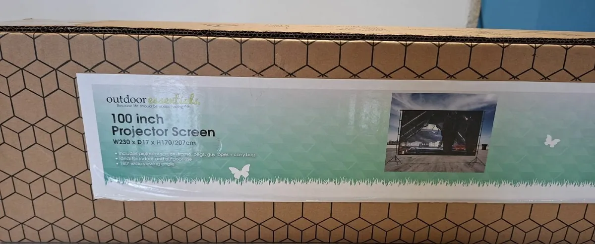 Indoor and Outdoor Projector Screen - Image 1