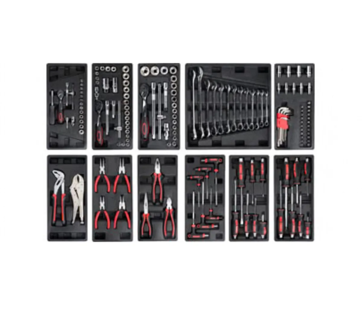 6 DRAWER TOOL CABINET WITH TOOLS - Image 2