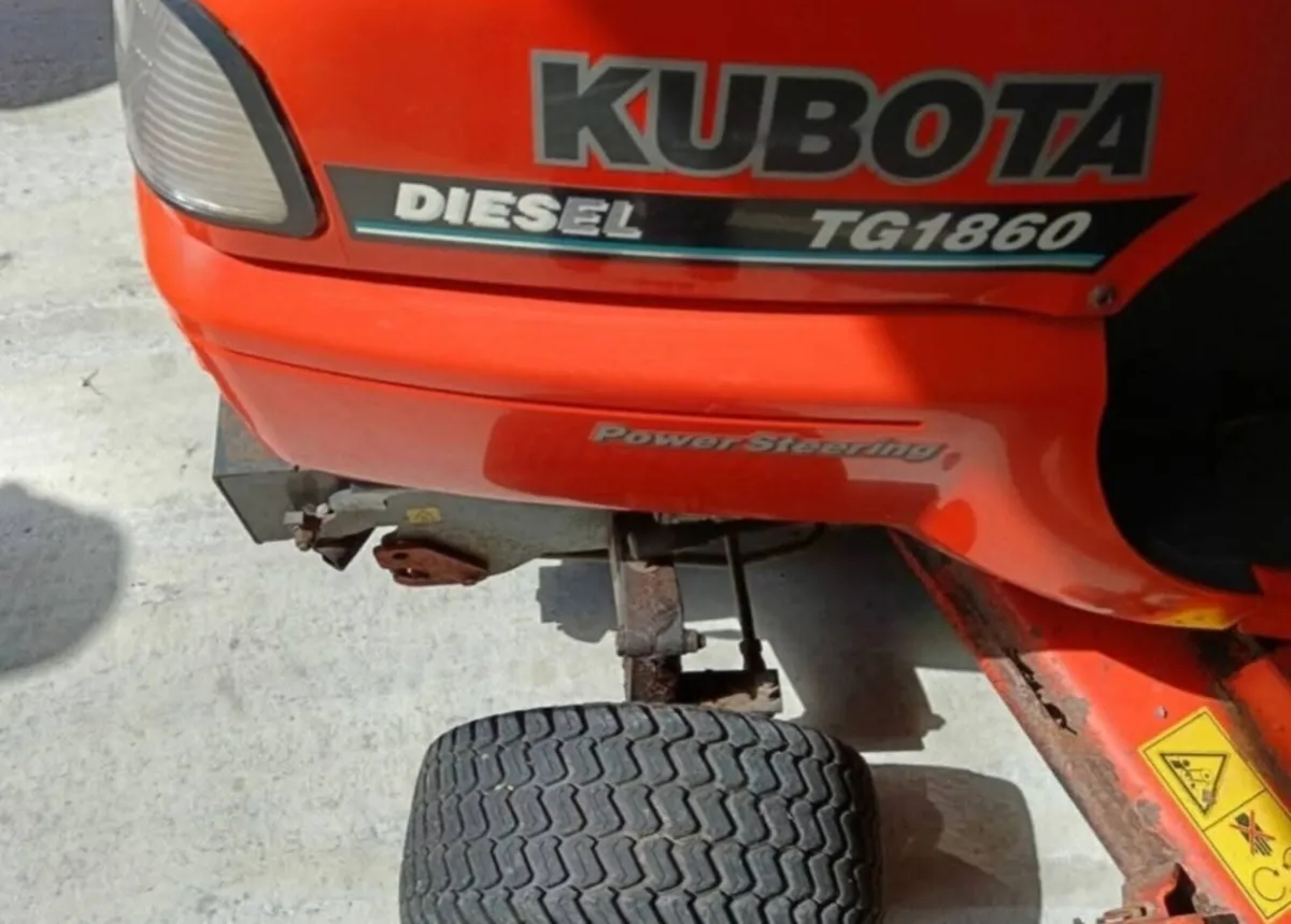 Kubota Ride On Mower - Image 1
